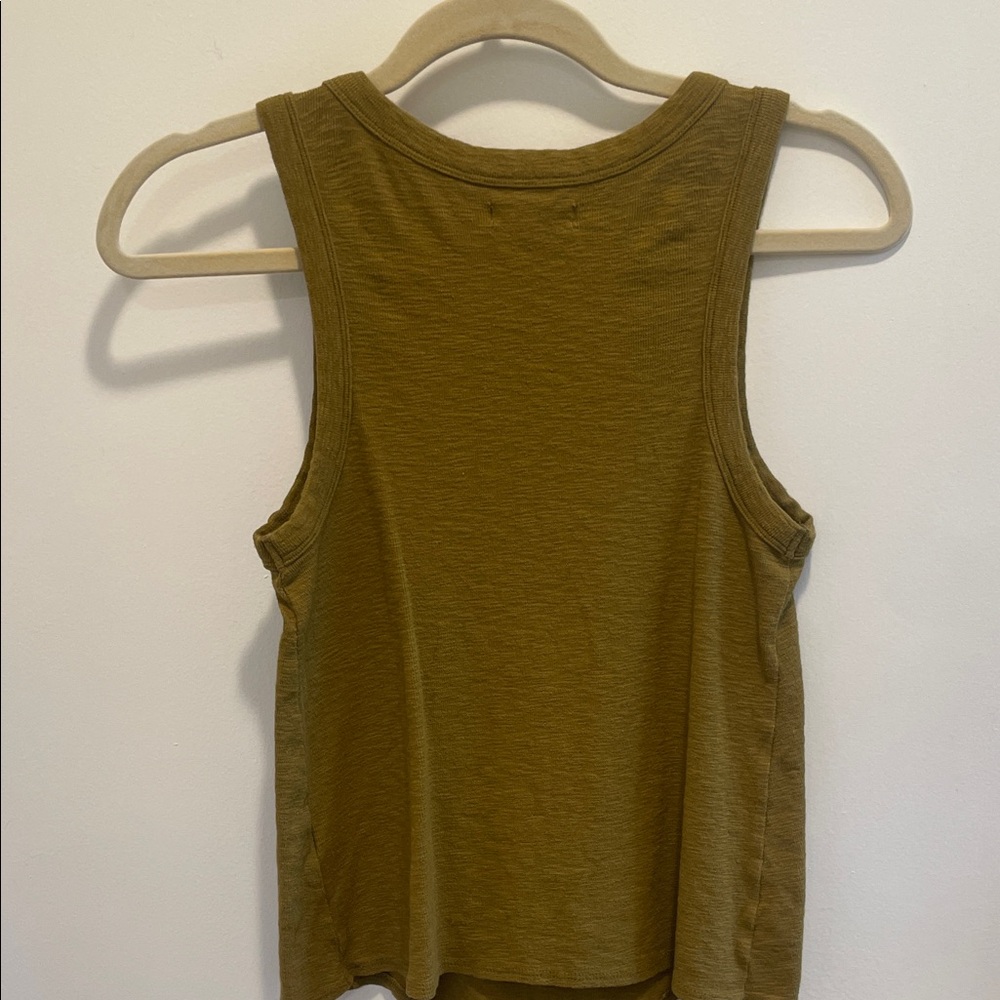 Madewell Olive Knot Tank Top - Picture 3 of 4